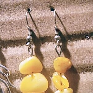 Amber Dangle Earrings